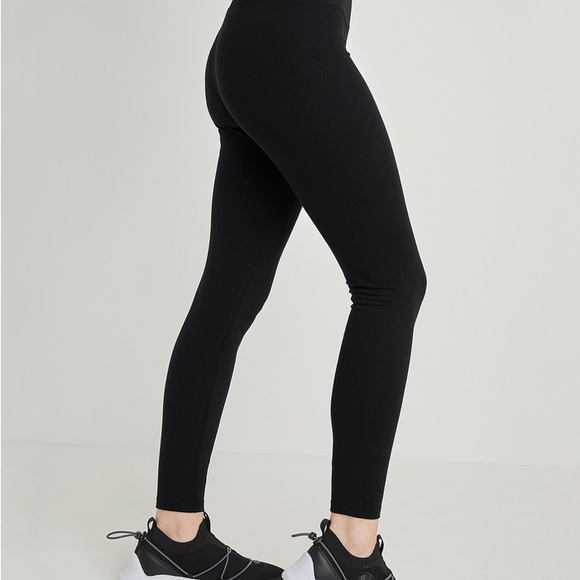 NWT Champion EVERYDAY LEGGINGS, SCRIPT LOGO Black Size XSMALL - Picture 3 of 5